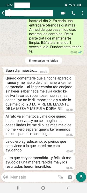 Testimonio de orientación espiritual