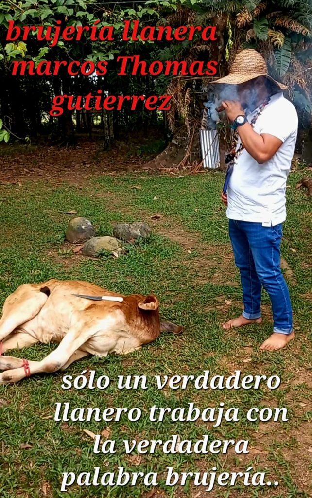 Brujo llanero Marcos Thomas en consulta espiritual